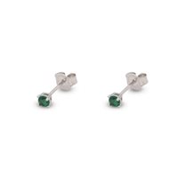 Orecchini Dilvdò Donna Small Stud in Argento Zircone ORPBV3